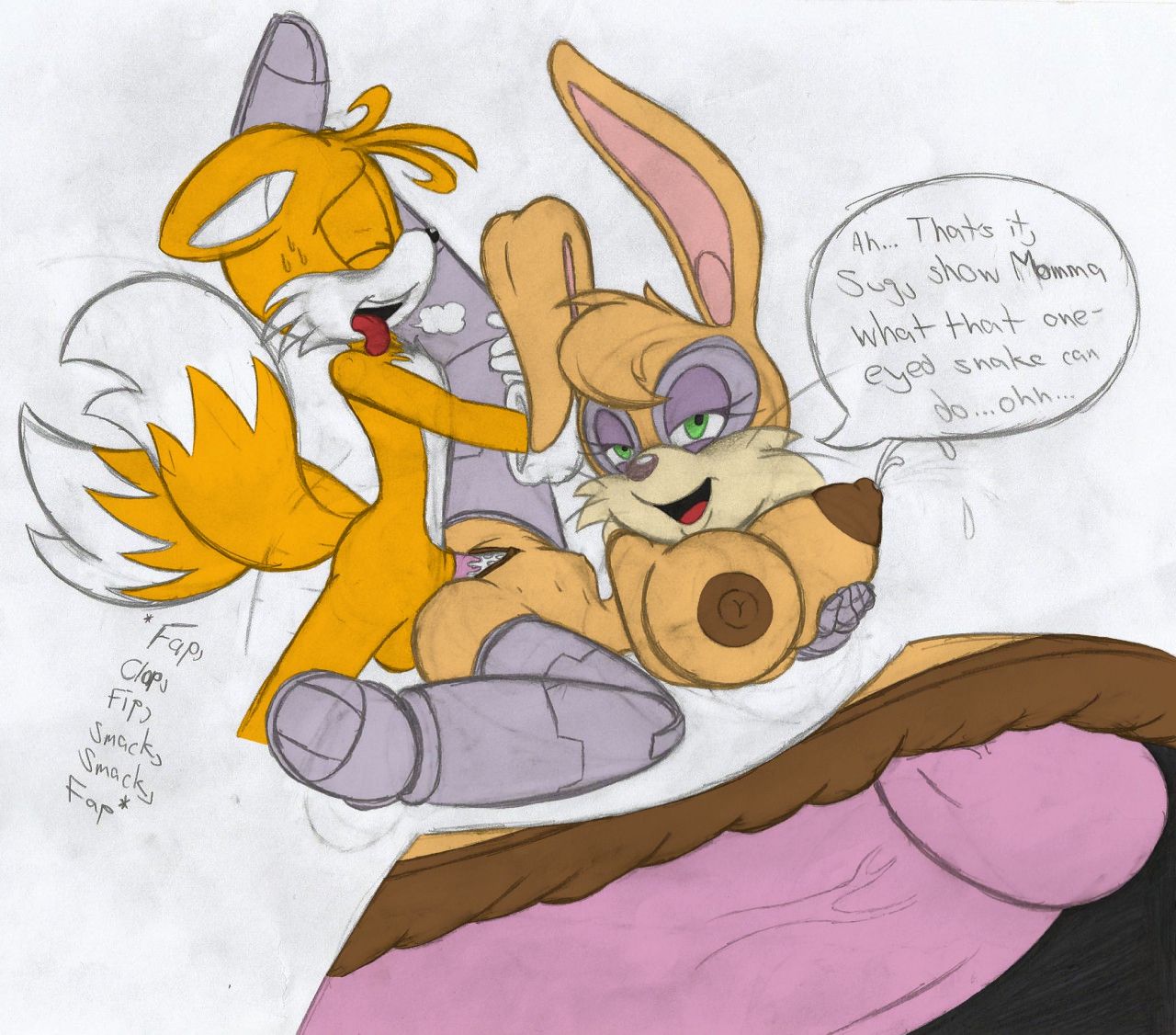 Rule34 – If it exists, there is porn of it / bunnie rabbot, tails / 458598