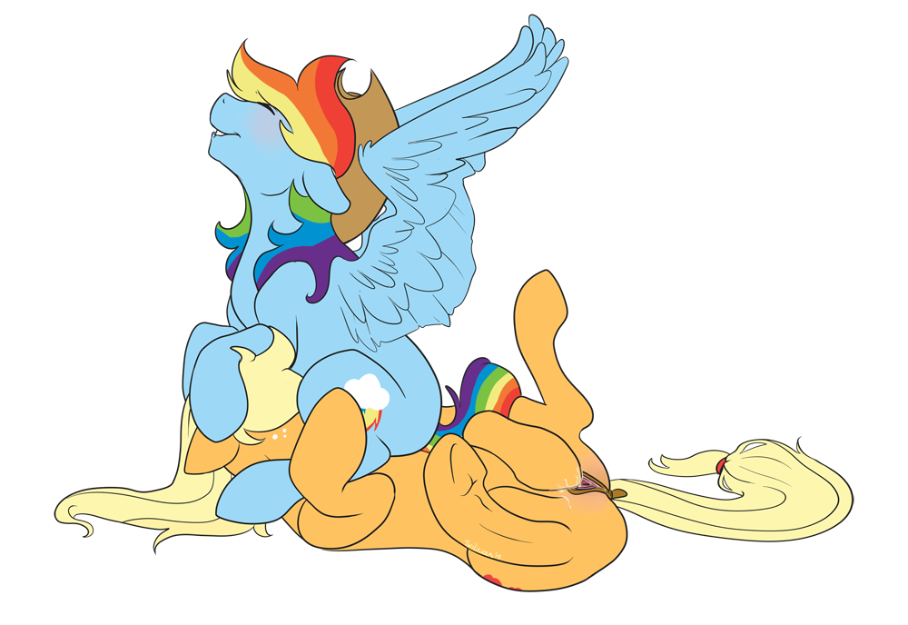Rule34 – If it exists, there is porn of it / twilicious, applejack (mlp), rainbow dash (mlp) / 458674