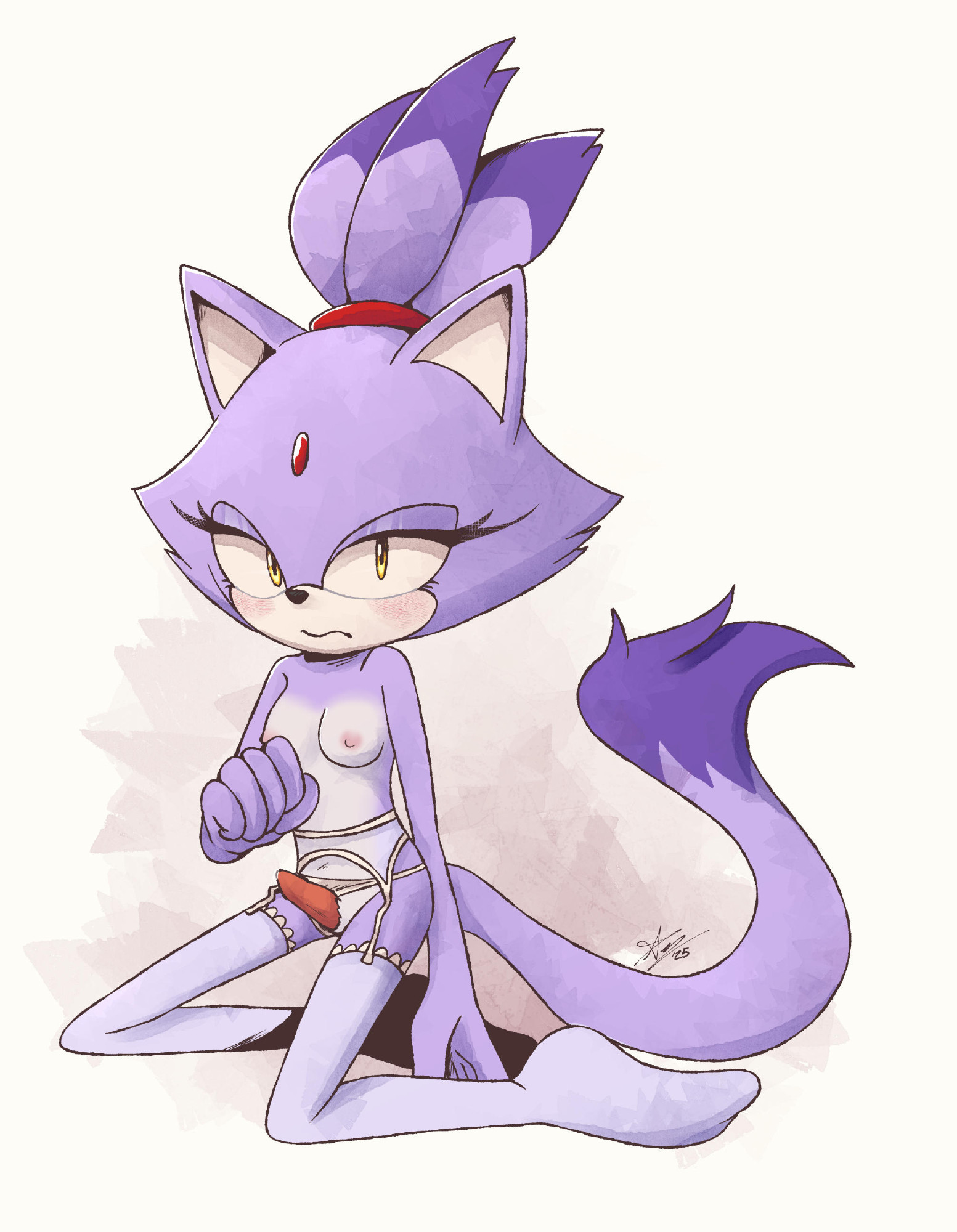 Rule34 – If it exists, there is porn of it / blaze the cat / 9125533