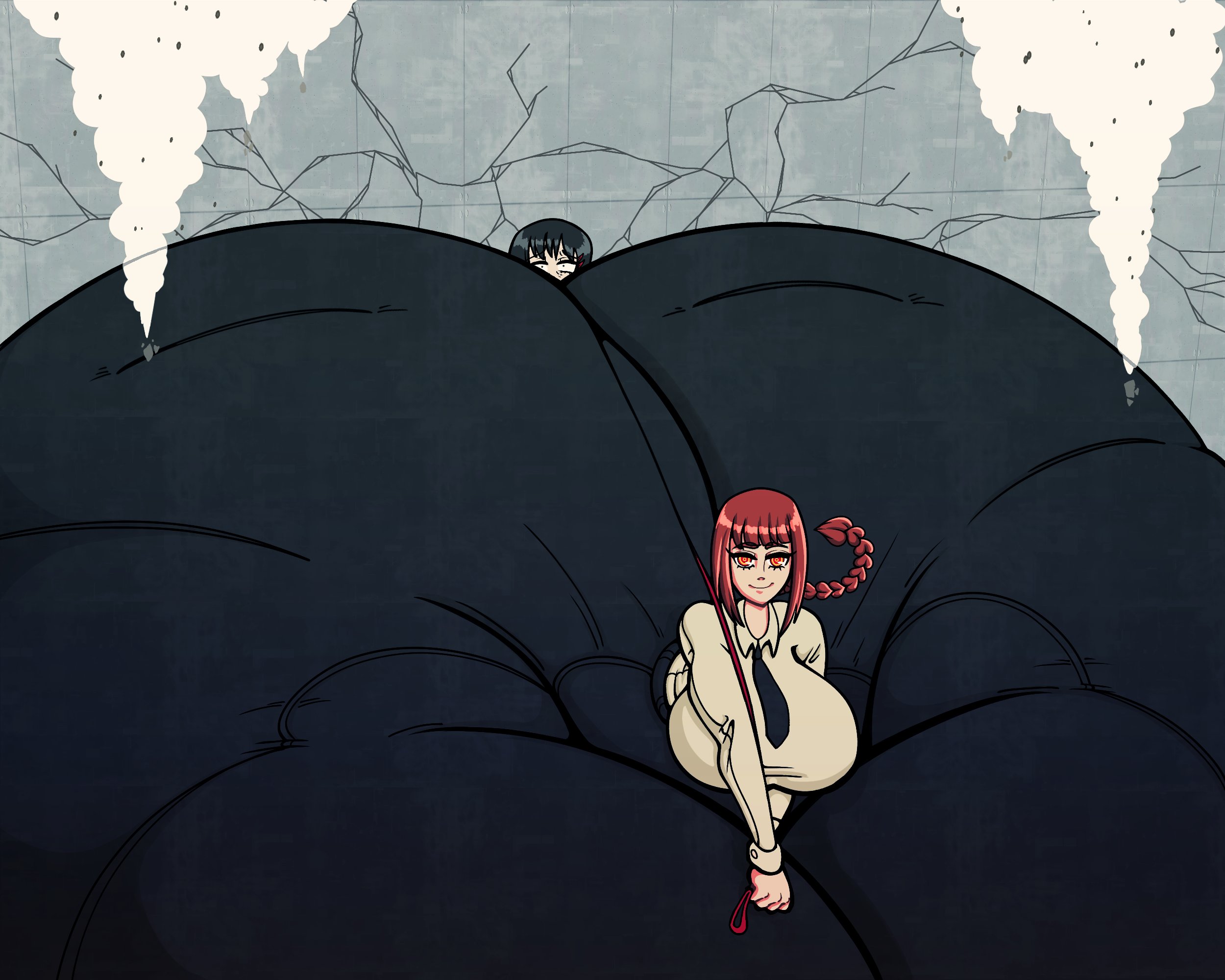 Rule34 – If it exists, there is porn of it / higashiyama kobeni, makima (chainsaw man) / 9148829