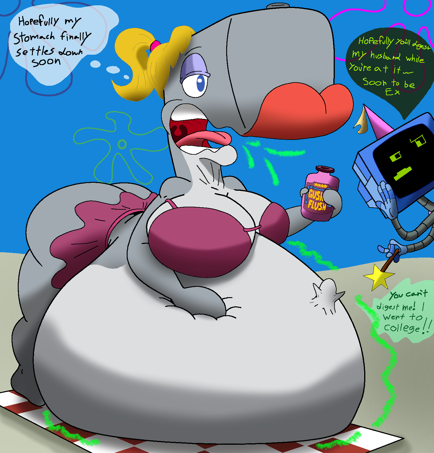 Rule34 – If it exists, there is porn of it / karen plankton, pearl krabs, sheldon j. plankton / 9153965