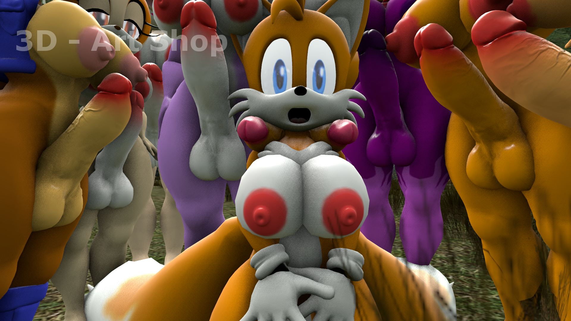 Rule34 – If it exists, there is porn of it / burstingseas, spiderman123, amy rose, blaze the cat, cream the rabbit, rouge the bat, sally acorn, tails, tailsko, wave the swallow / 460933