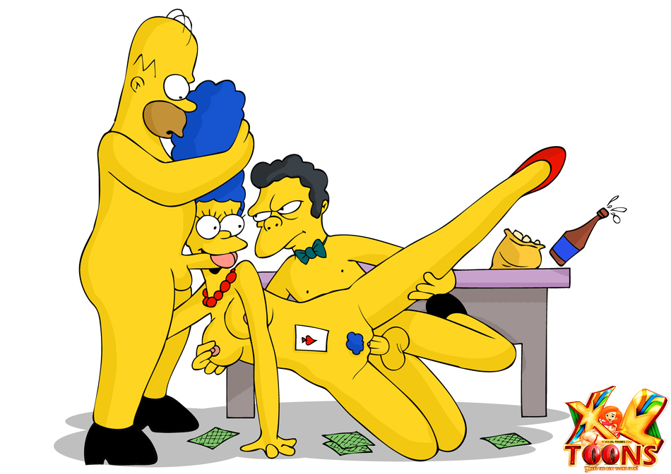 Rule34 – If it exists, there is porn of it / xl-toons, homer simpson, marge simpson / 461514
