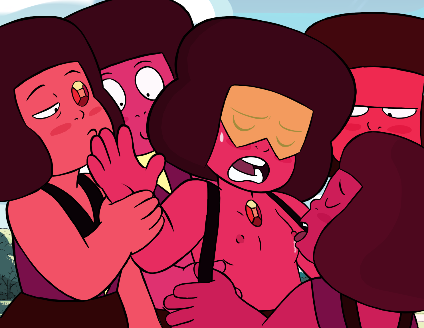 Rule34 – If it exists, there is porn of it / area (artist), gem (species), ruby (gem species), ruby army, ruby doc, ruby eyeball, ruby leggy, ruby navy / 462055
