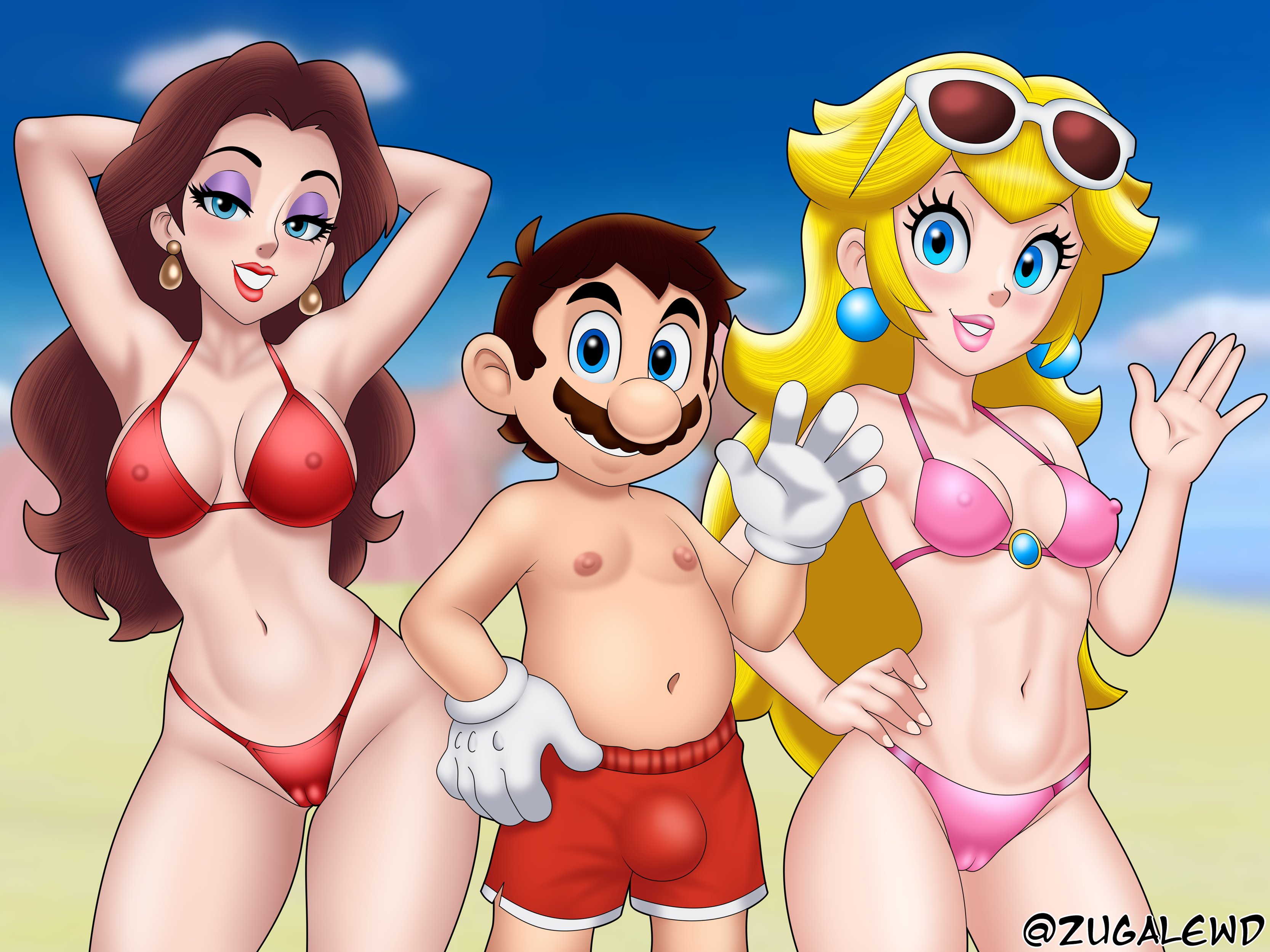 Rule34 – If it exists, there is porn of it / zugalewd, mario, pauline, princess peach / 9175057