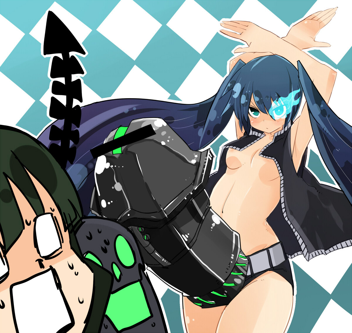 Rule34 – If it exists, there is porn of it / hibimegane, black rock shooter (character), dead master / 463130