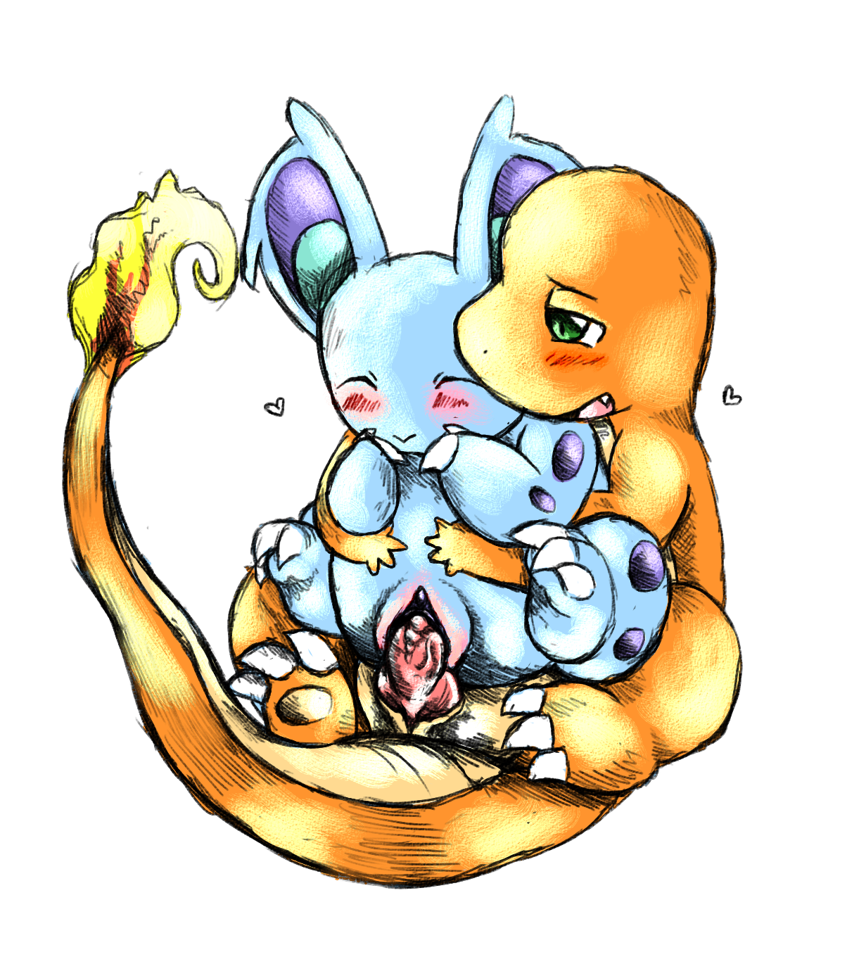 Rule34 – If it exists, there is porn of it / tranquilmyst, charmander, nidoran / 463692