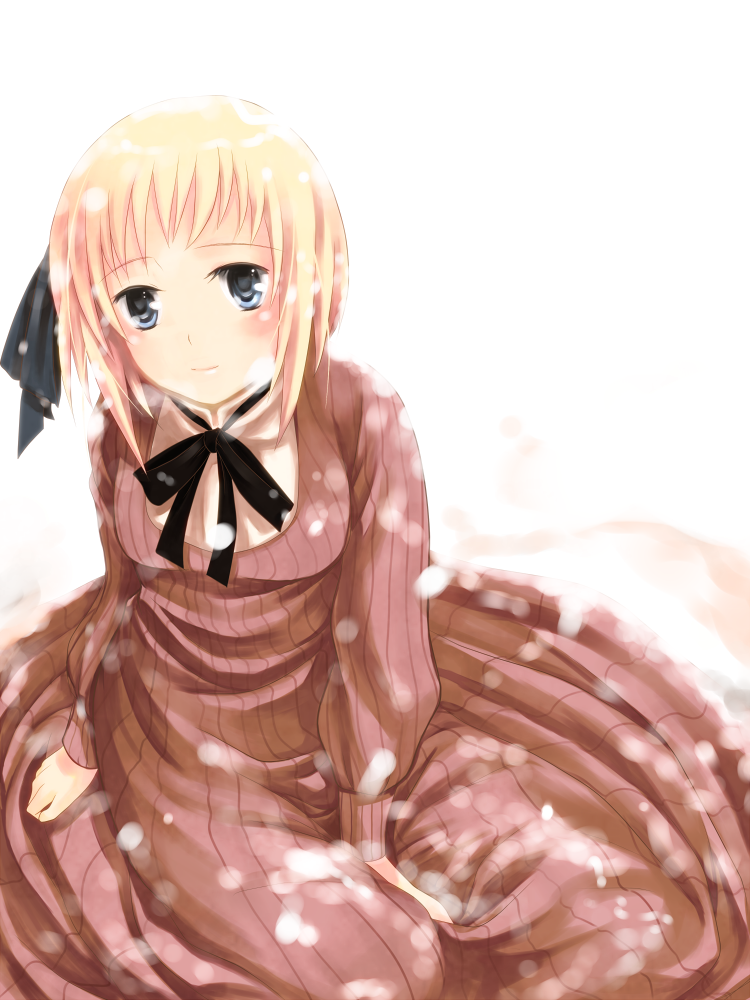 atoki, liechtenstein (hetalia), axis powers hetalia, 00s, 1girl, blonde hair, blue eyes, female focus, short hair, solo, white background