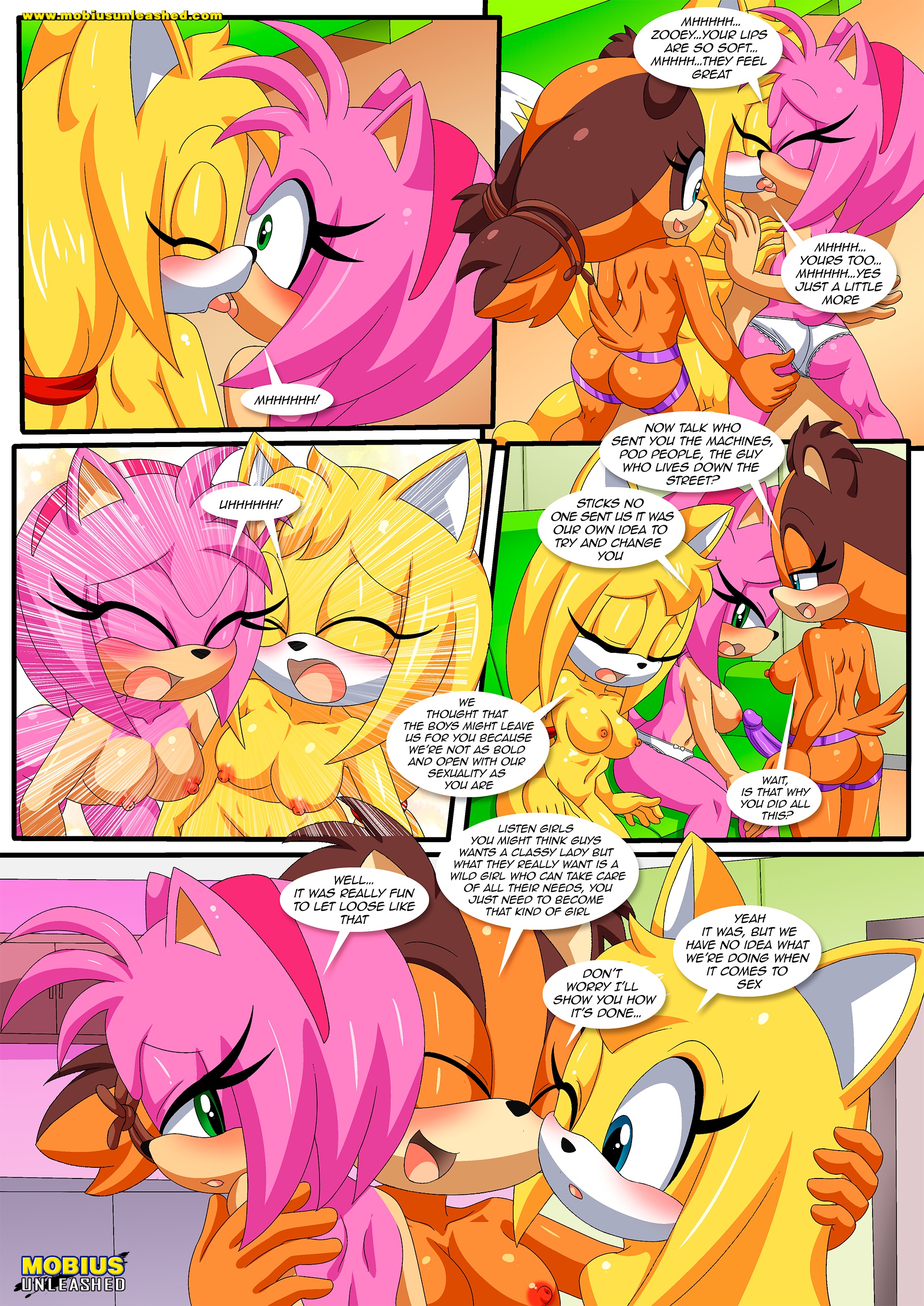 Rule34 – If it exists, there is porn of it / bbmbbf, palcomix, amy rose, sticks the badger, zooey the fox / 9210604