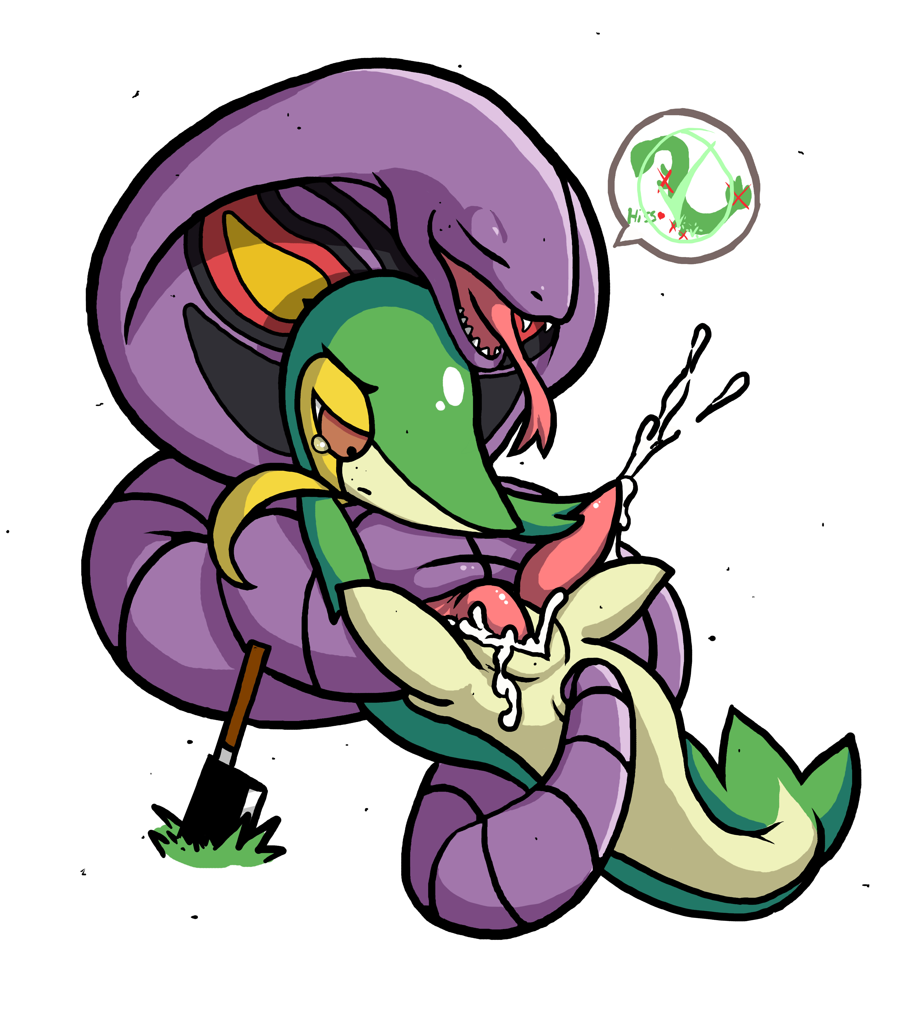Rule34 – If it exists, there is porn of it / tricksta, arbok, snivy / 465149