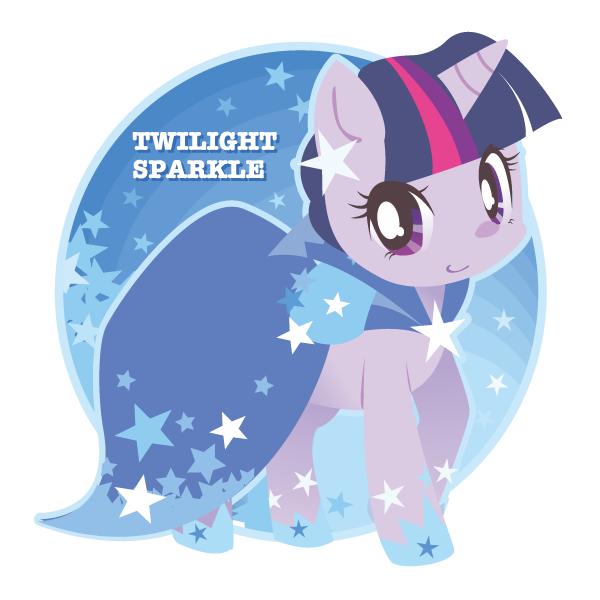 iinano (inanosuke), twilight sparkle, my little pony, my little pony: friendship is magic, commentary request, animal, animal focus, blue dress, blue shoes, character name, chibi, chibi only, clothed animal, dress, grand galloping gala, hair ornament, multicolored hair, no humans, no lineart, official alternate costume, pony (animal), purple eyes, purple hair, shoes, smile, solo, star (symbol), star hair ornament, star print, streaked hair, transparent background, unicorn