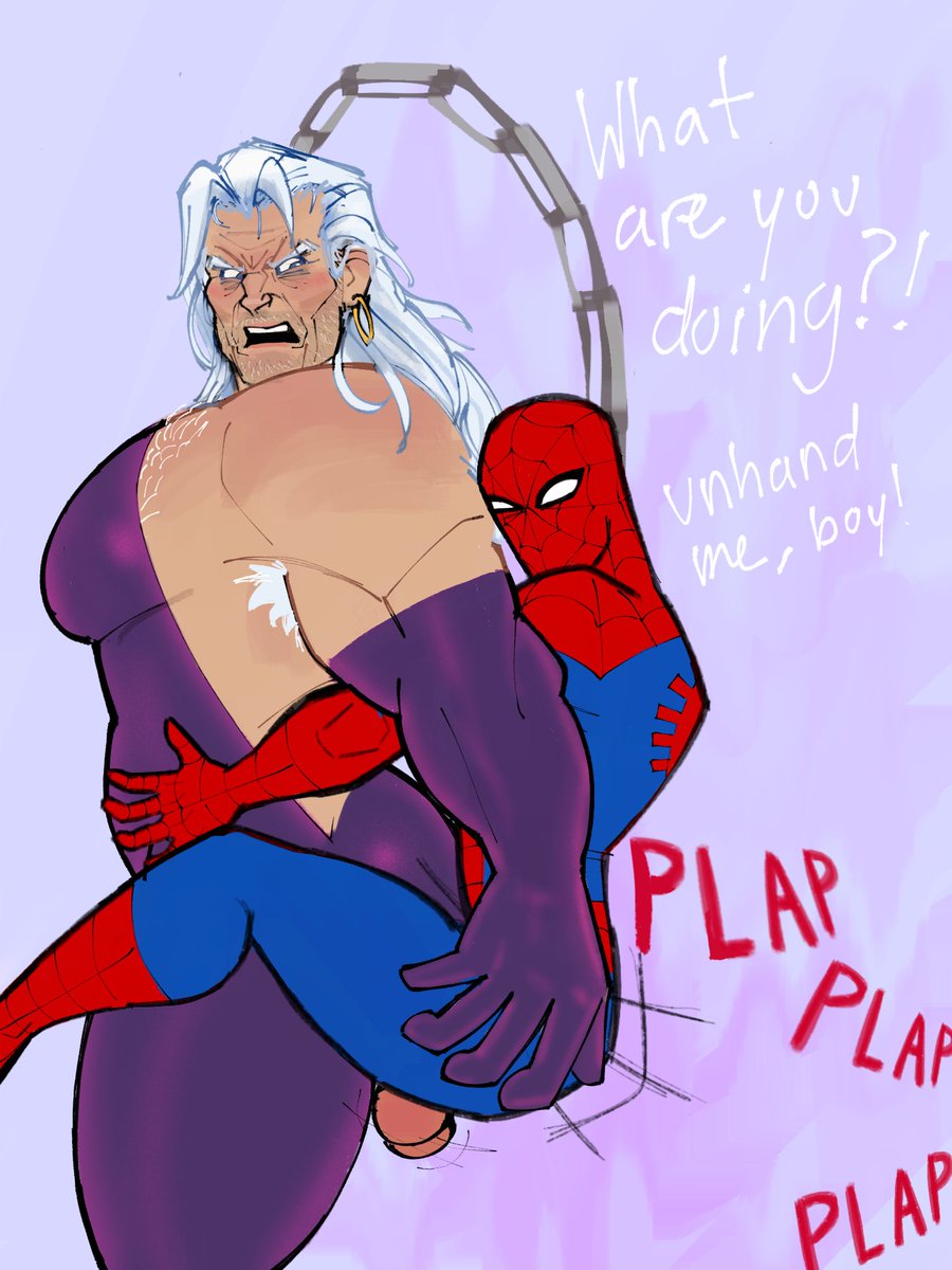 Rule34 – If it exists, there is porn of it / magneto, peter parker, spider-man / 9214749