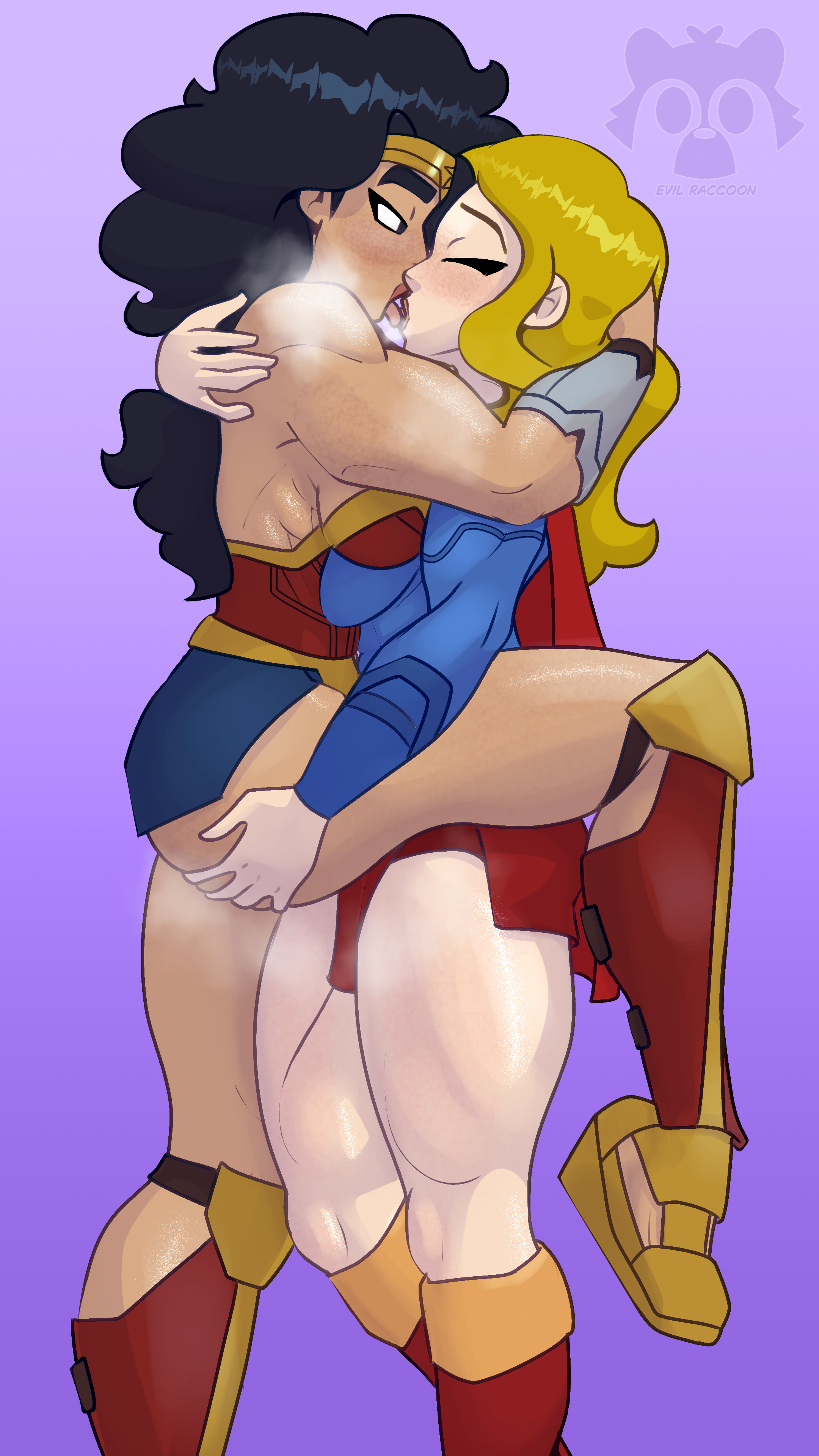 Rule34 – If it exists, there is porn of it / diana prince, kara zor-el, supergirl, wonder woman / 9214715