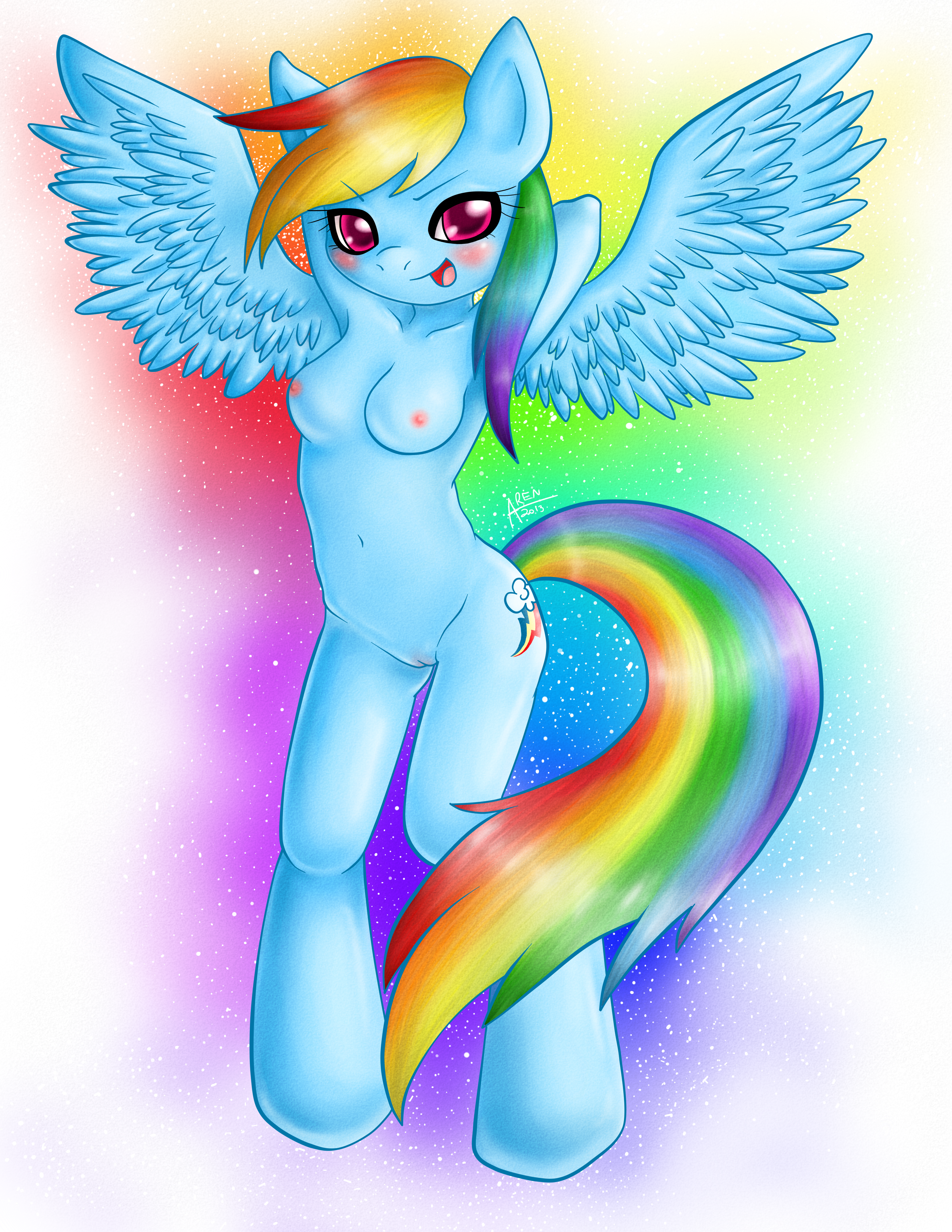 Rule34 – If it exists, there is porn of it / arenlatria, rainbow dash (mlp) / 466010