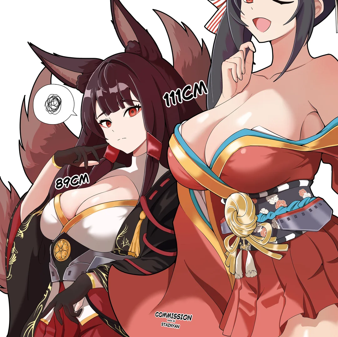 Rule34 – If it exists, there is porn of it / akagi (azur lane), taihou (azur lane) / 9226102