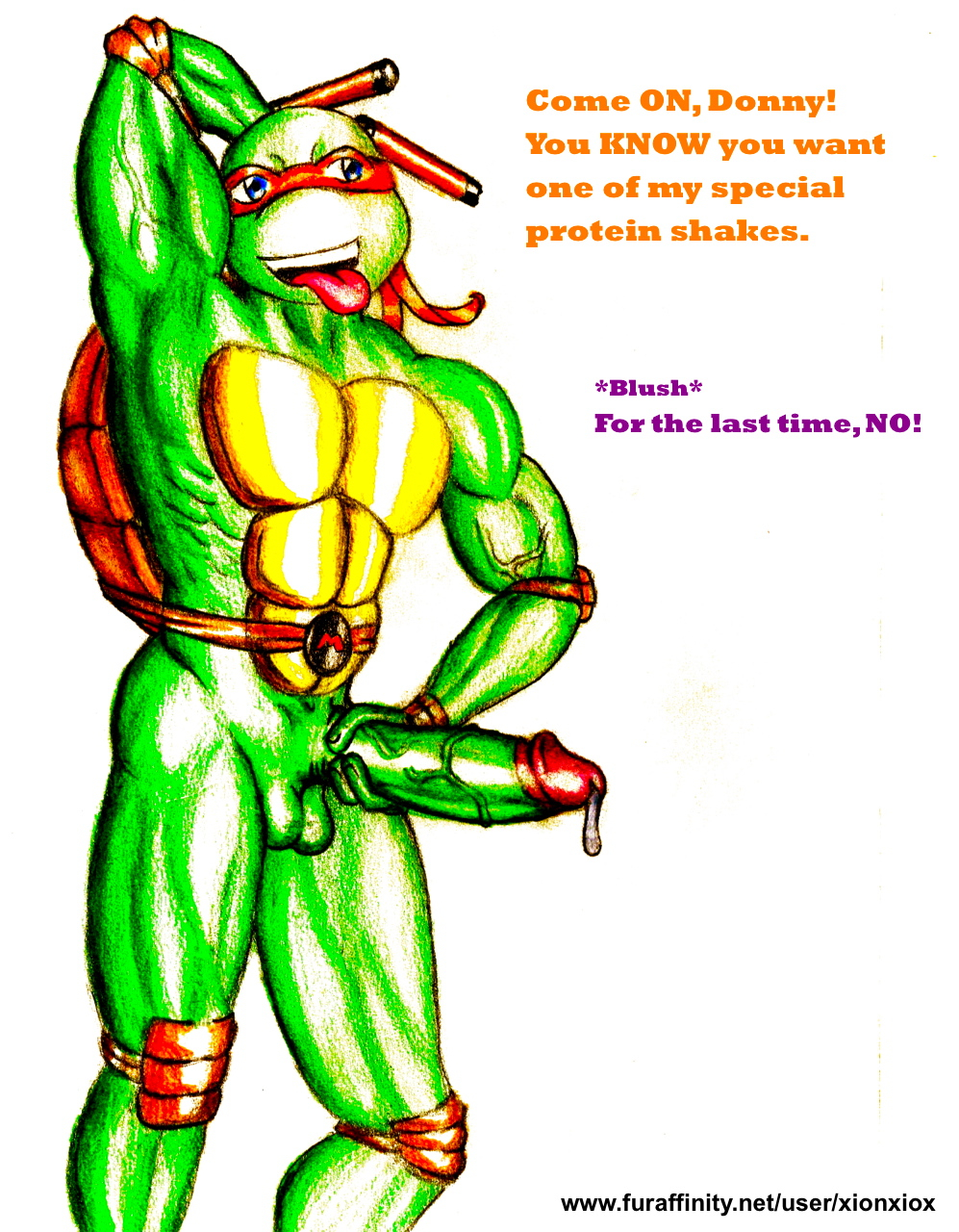 Rule34 – If it exists, there is porn of it / mikey, michelangelo / 466401