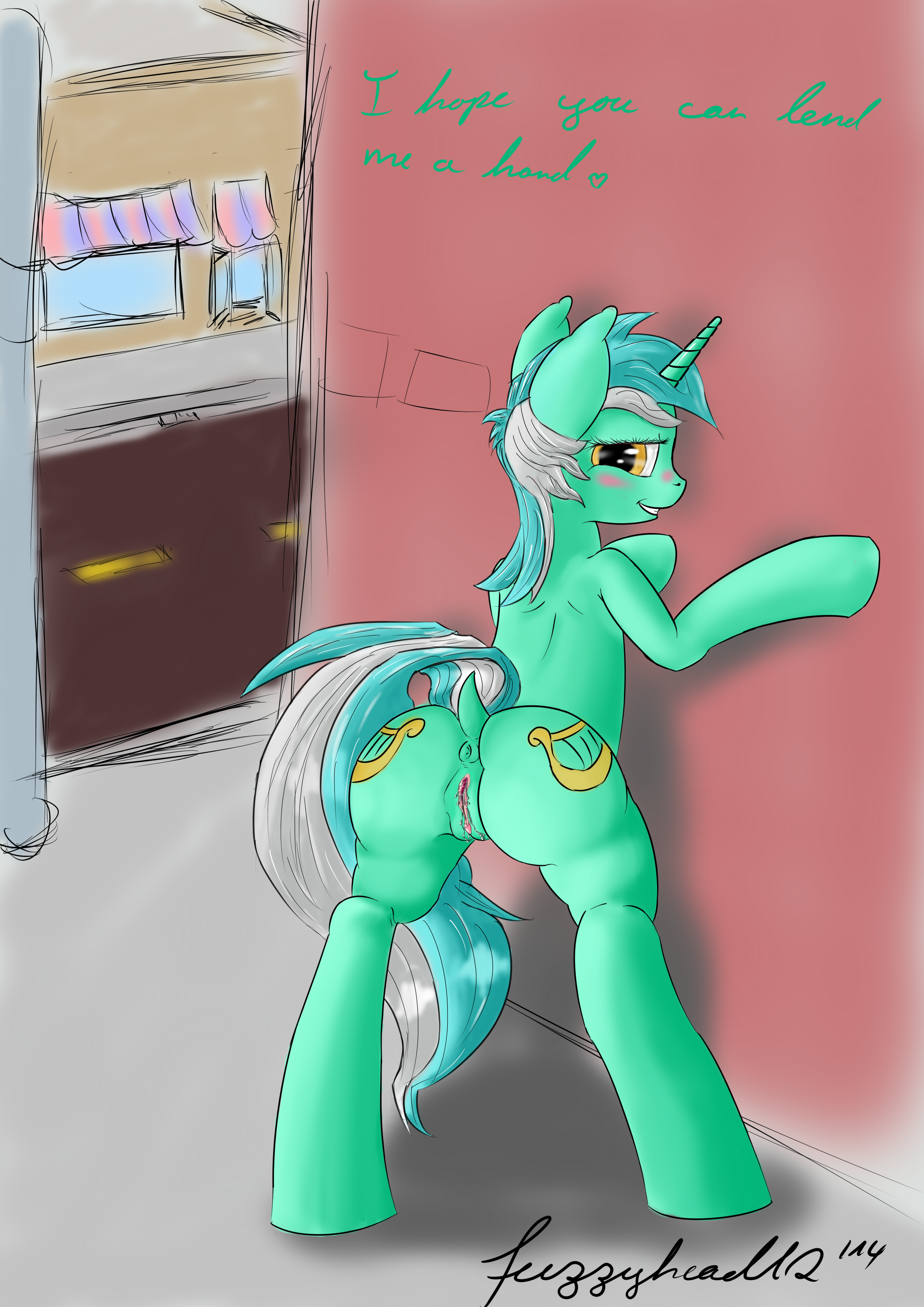 Rule34 – If it exists, there is porn of it / fuzzyhead12, lyra heartstrings (mlp) / 466733