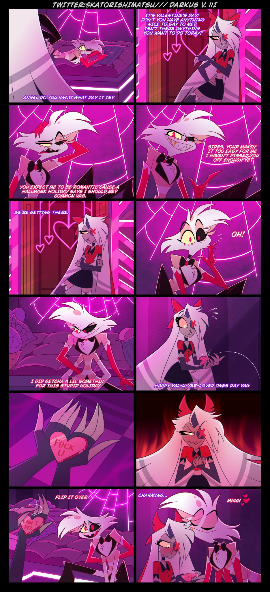 Rule34 – If it exists, there is porn of it / angel dust (hazbin hotel), vaggie (hazbin hotel) / 9238794