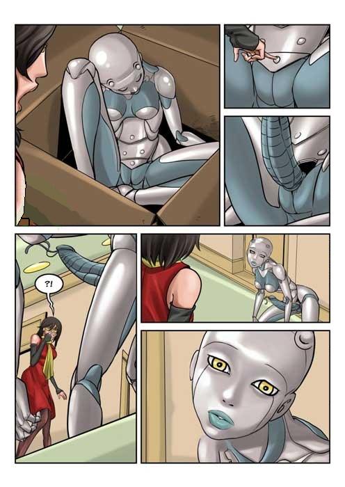 tagme, 1futa, 1girl, futanari, robot