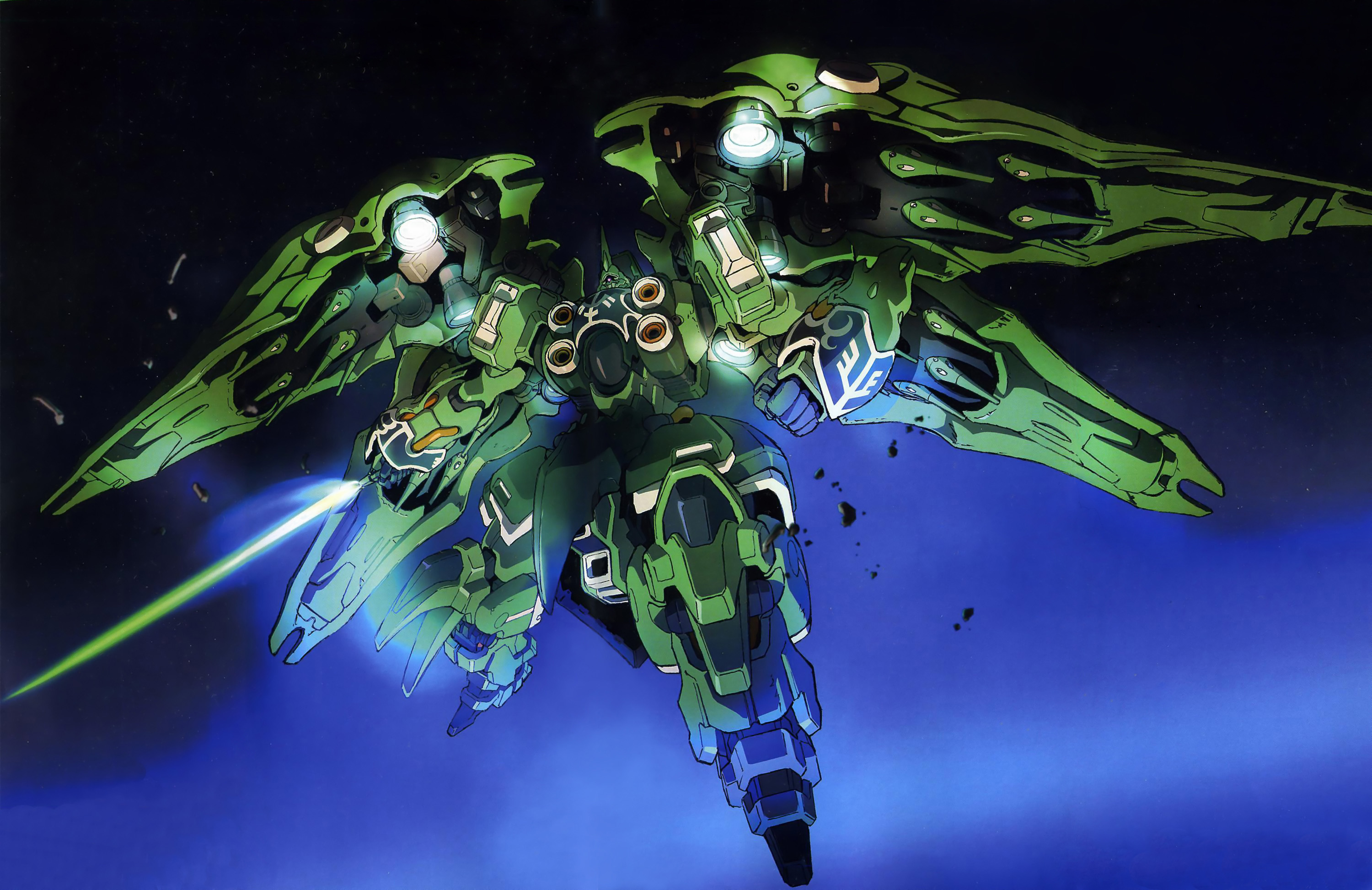 kshatriya, gundam, gundam unicorn, highres, tagme