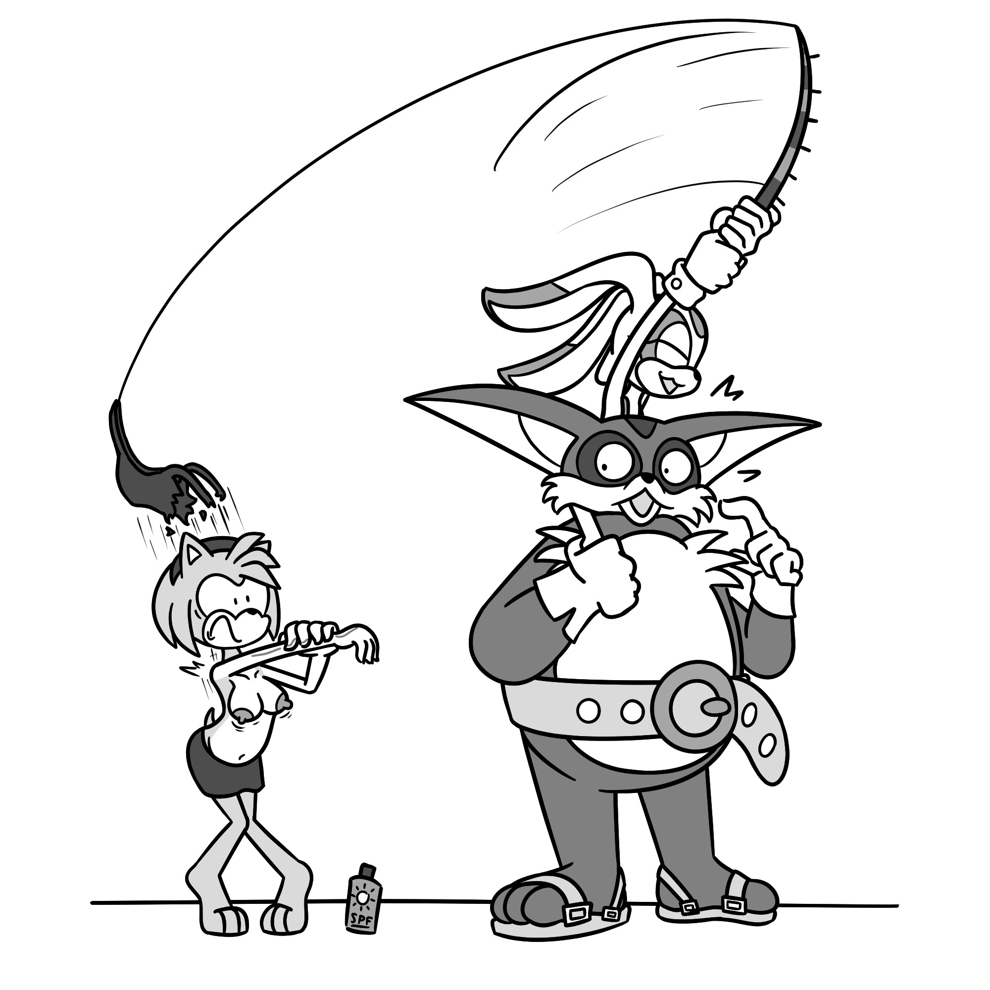 Rule34 – If it exists, there is porn of it / amy rose, big the cat, cream the rabbit / 9247640