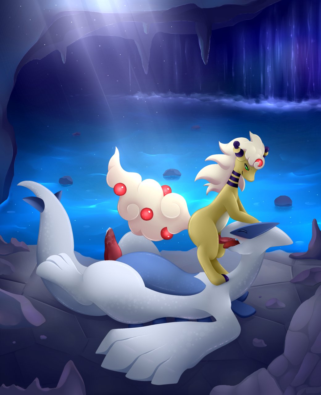 Rule34 – If it exists, there is porn of it / meraence, ampharos, legendary pokemon, lugia, mega ampharos / 468034