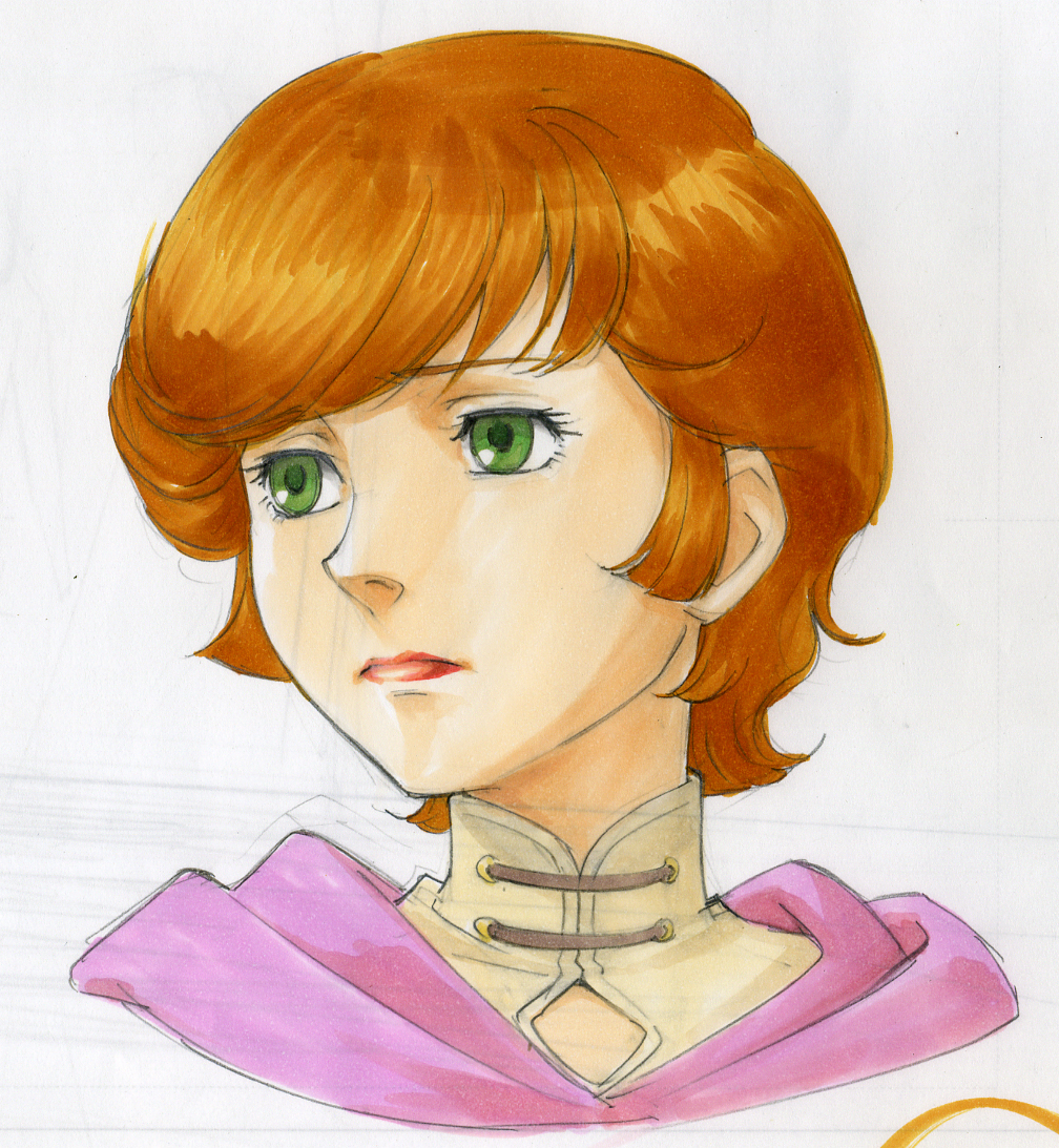 gorigo, hdgorigo, audrey burne, mineva lao zabi, gundam, gundam unicorn, traditional media, 1girl, female focus, simple background, sketch, solo