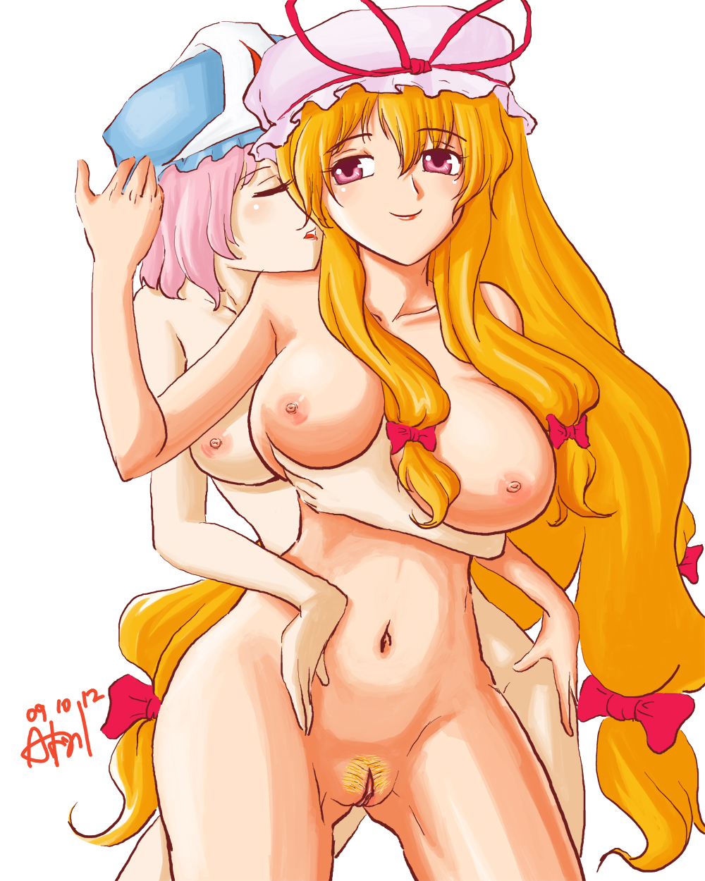 Rule34 – If it exists, there is porn of it / yuro, yukari yakumo, yuyuko saigyouji / 468925