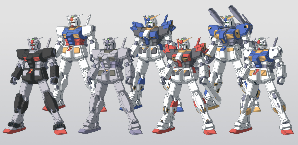 g-3 gundam, gundam g04, gundam g05, mudrock gundam, prototype gundam, rx-78-2 gundam, rx-78-7 gundam, gundam, gundam battlefield record uc 0081, gundam msv, gundam side story: from place beyond the blaze, gundam zeonic front, mobile suit gundam, mecha, robot, rx-78-1, rx-78-3, rx-78-6