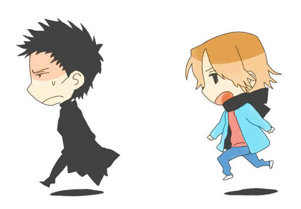 kamen rider ryuki, ren akiyama, shinji kido, kamen rider, kamen rider ryuki (series), annoyed, chibi