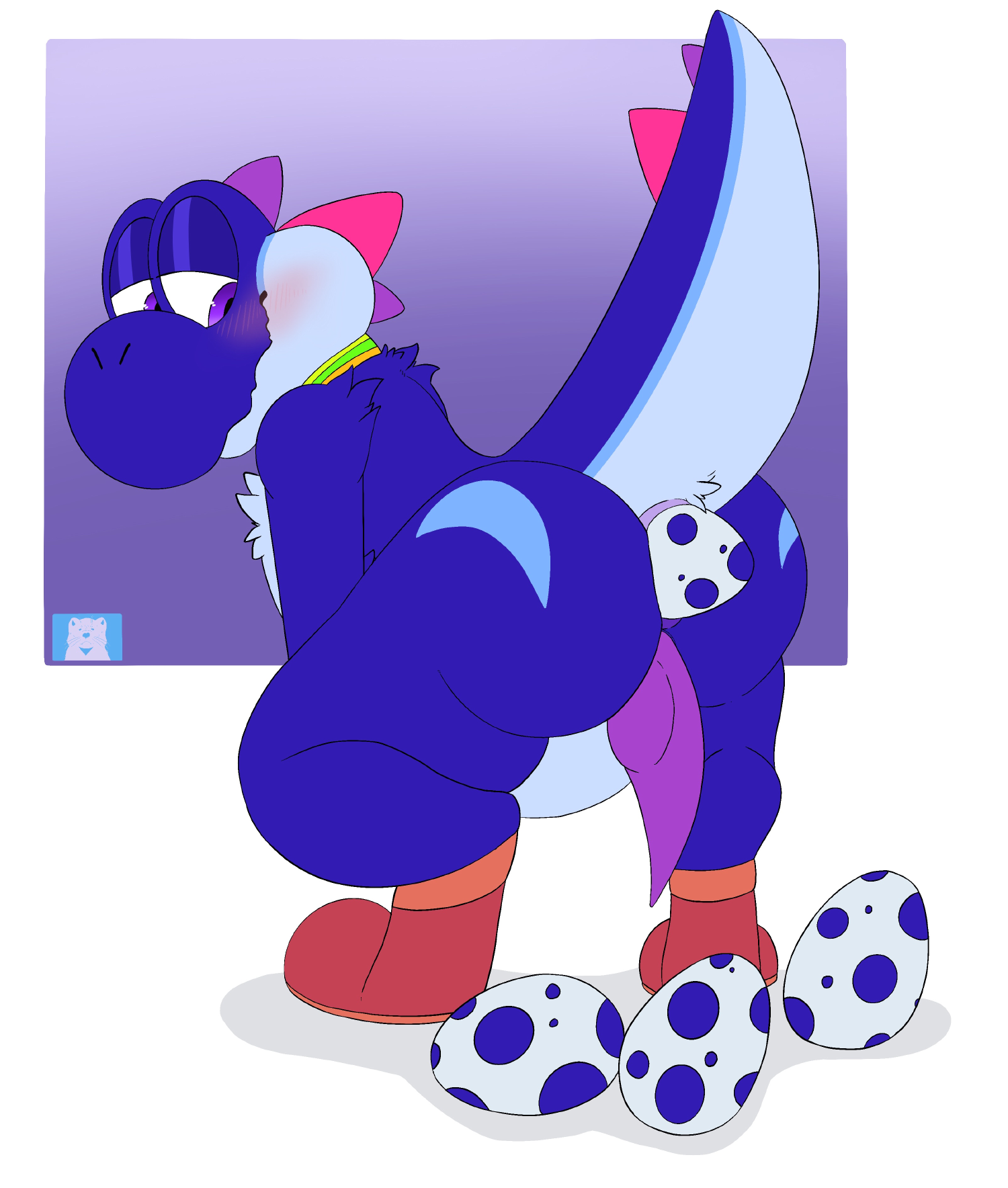 Rule34 – If it exists, there is porn of it / blue yoshi, yoshi / 9286873