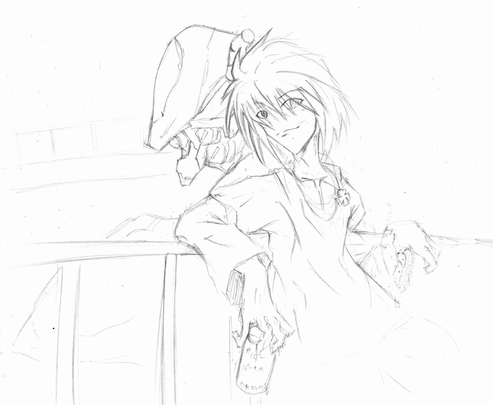 armored core, fromsoftware, tagme, can, male focus, mecha, robot, sketch