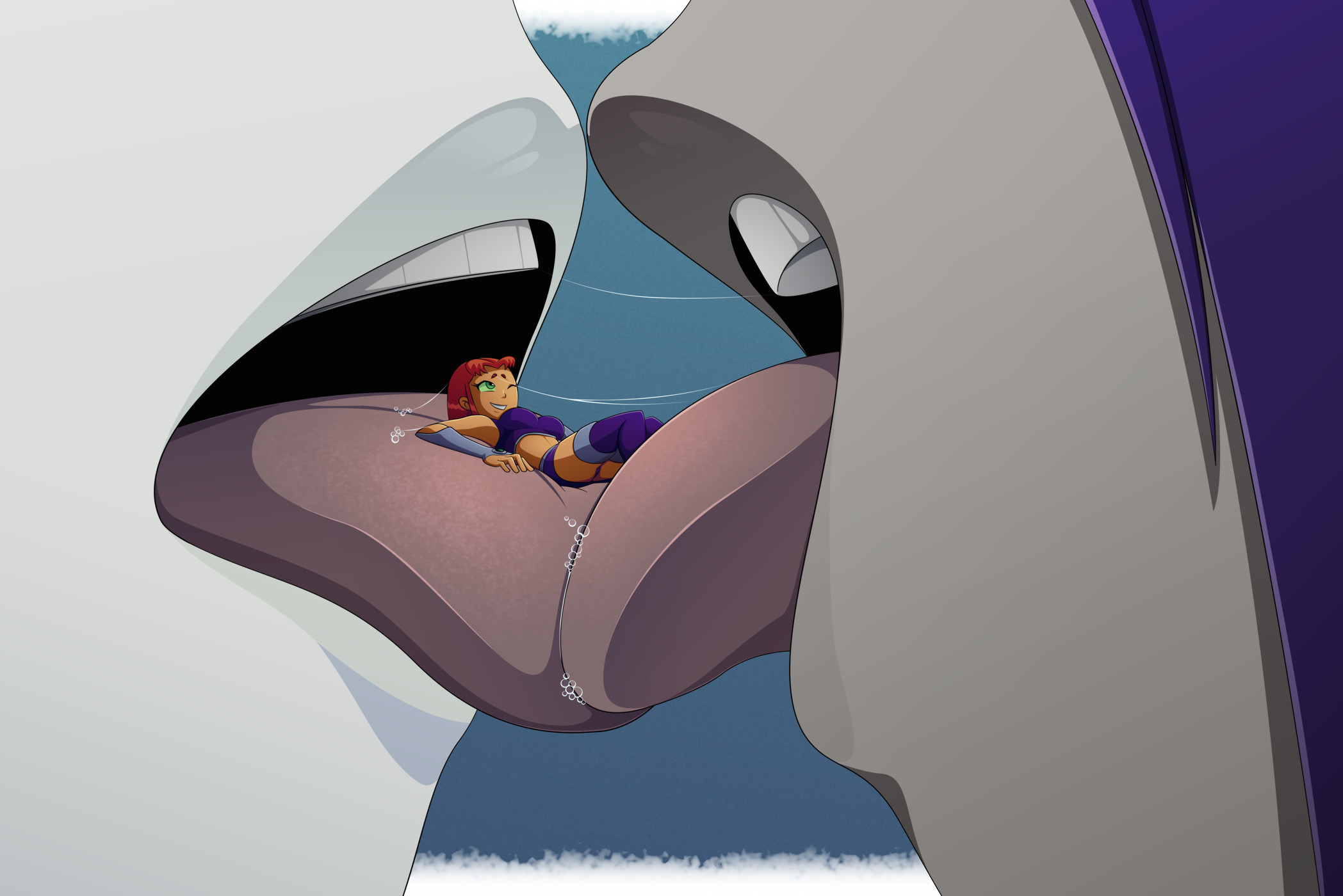 Rule34 – If it exists, there is porn of it / ravenravenraven, jinx (dc), raven (dc), starfire / 9297878