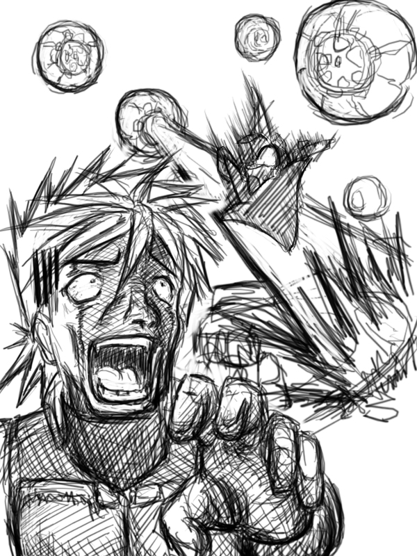 dan moro, sol dios, armored core, armored core: for answer, fromsoftware, male focus, mecha, monochrome, robot