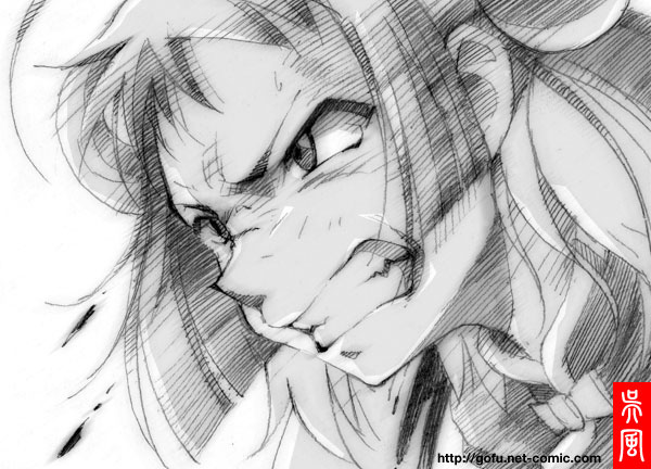 gofu, yunyun (canaan), 428, 428: fuusa sareta shibuya de, canaan (series), chunsoft, traditional media, 1girl, female focus, greyscale, monochrome, sketch, solo, white background