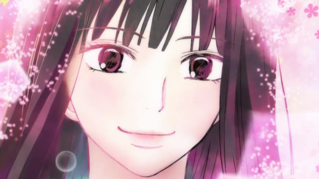 kuronuma sawako, kimi ni todoke, 00s, 1girl, black hair, close-up, female focus, long hair, smile, solo