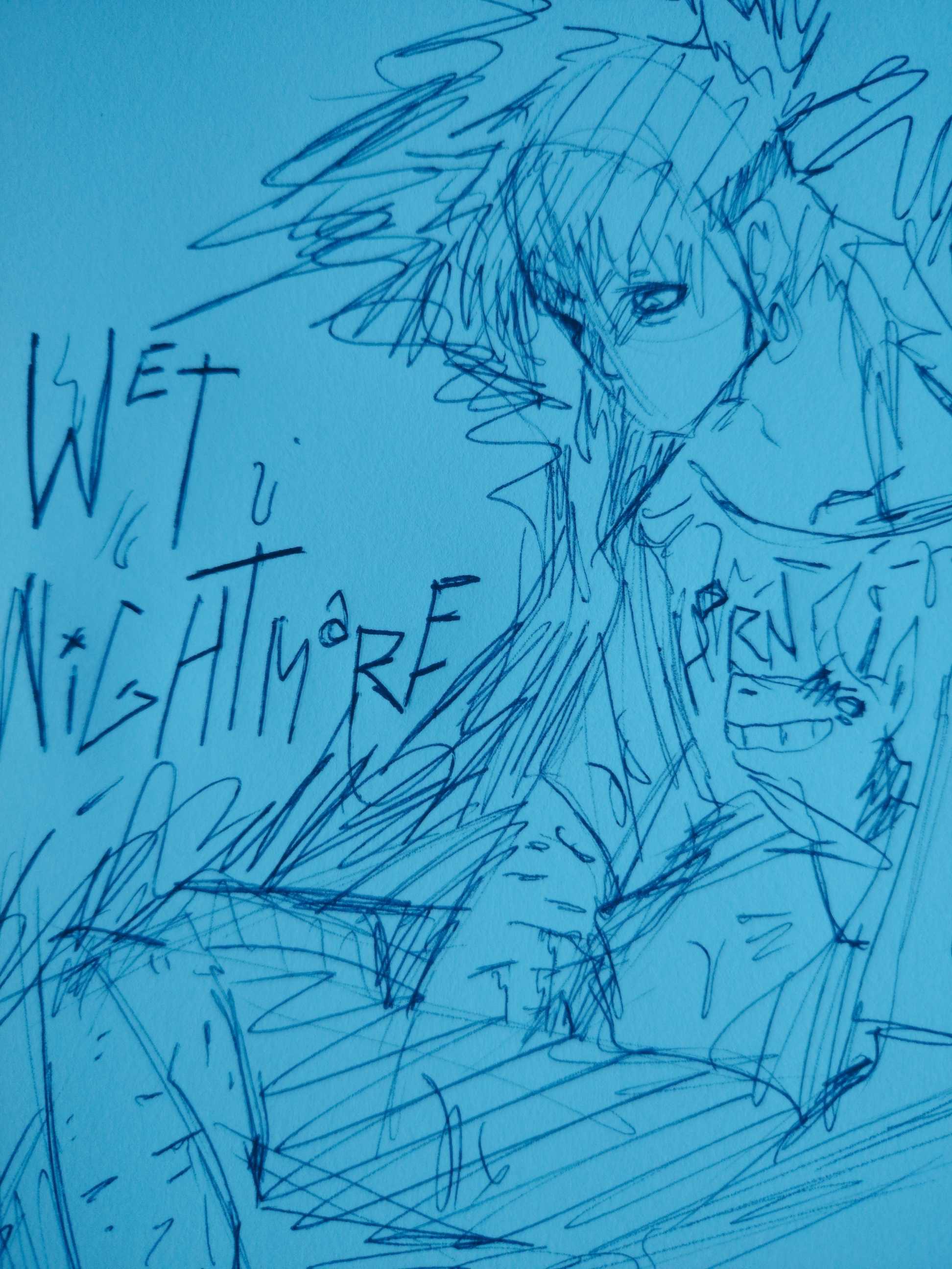 sally face, absurdres, commentary, english commentary, highres, non-web source