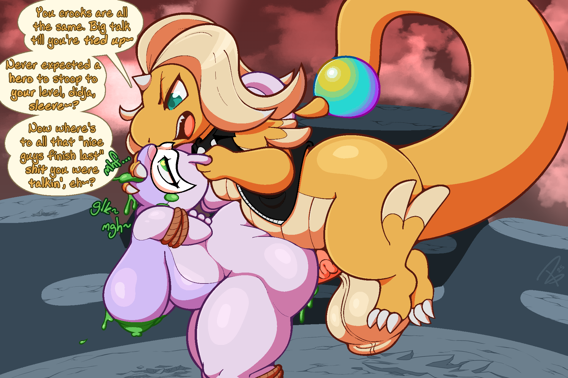 Rule34 – If it exists, there is porn of it / softestpuffss, goodra, pokemon (species) / 9319415