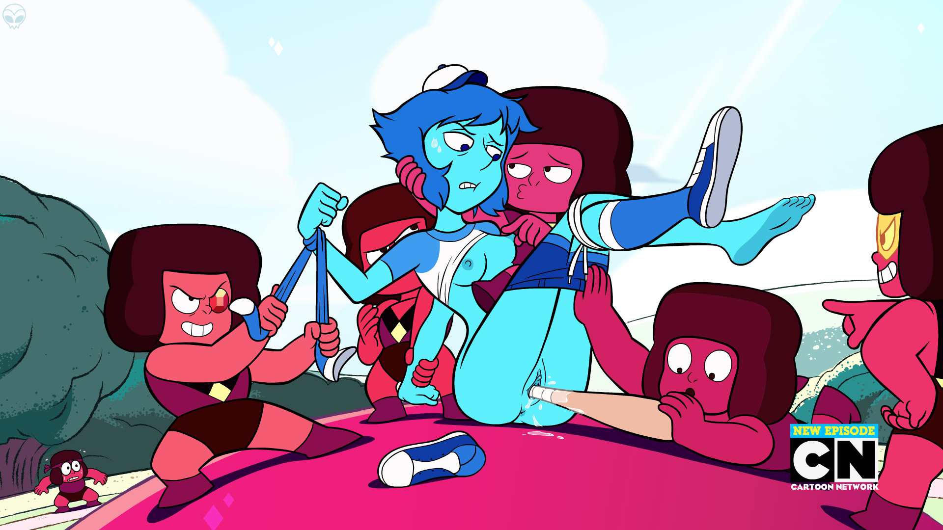 Rule34 – If it exists, there is porn of it / zone, gem (species), lapis lazuli (steven universe), ruby (gem species), ruby (steven universe), ruby army, ruby doc, ruby eyeball, ruby leggy, ruby navy / 473124