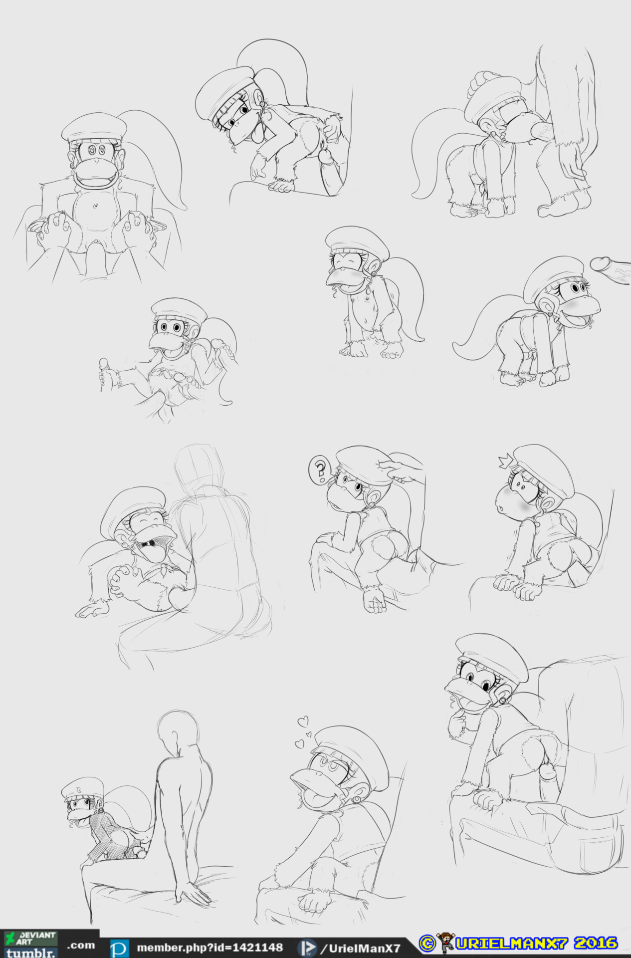 Rule34 – If it exists, there is porn of it / urielmanx7, dixie kong / 473906