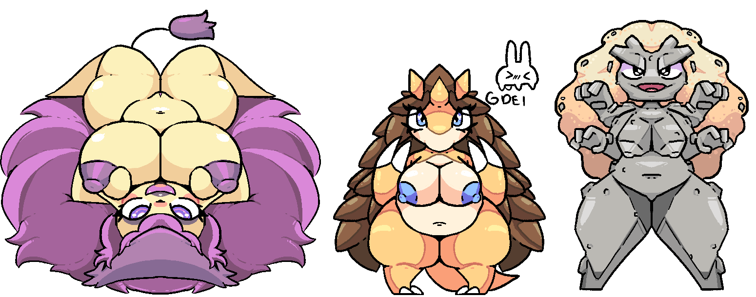 Rule34 – If it exists, there is porn of it / delcatty, graveler, pokemon (species), sandslash / 9345074