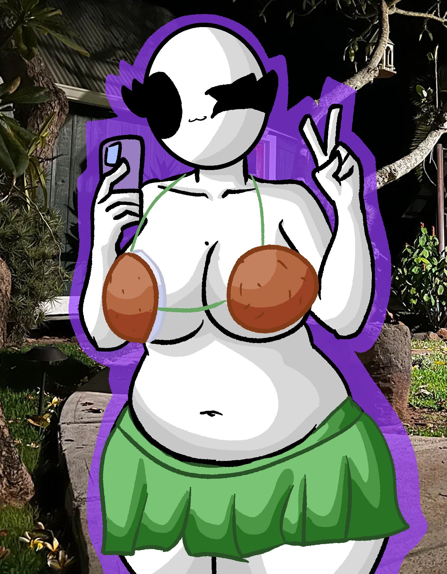 Rule34 – If it exists, there is porn of it / coconut, oc, original character / 9346409