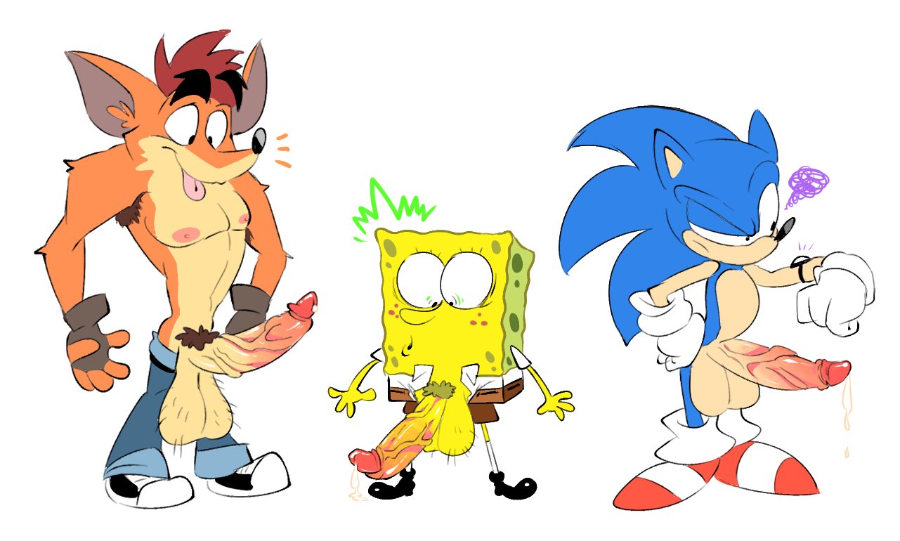 Rule34 – If it exists, there is porn of it / crash bandicoot, sonic the hedgehog, spongebob squarepants (character) / 9346391