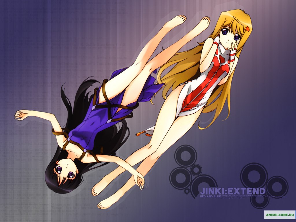 hiiragi akao, tsuzaki aoba, jinki, 00s, 2girls, anime-zone.ru, hime cut, multiple girls