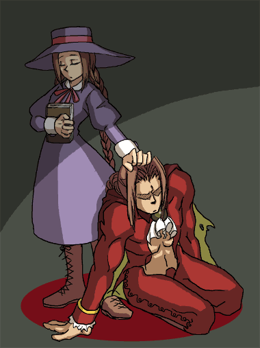 anita (darkstalkers), donovan baine, capcom, darkstalkers, tagme