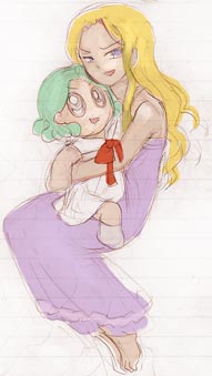 demitri maximoff, morrigan aensland, capcom, darkstalkers, lowres, midnight bliss