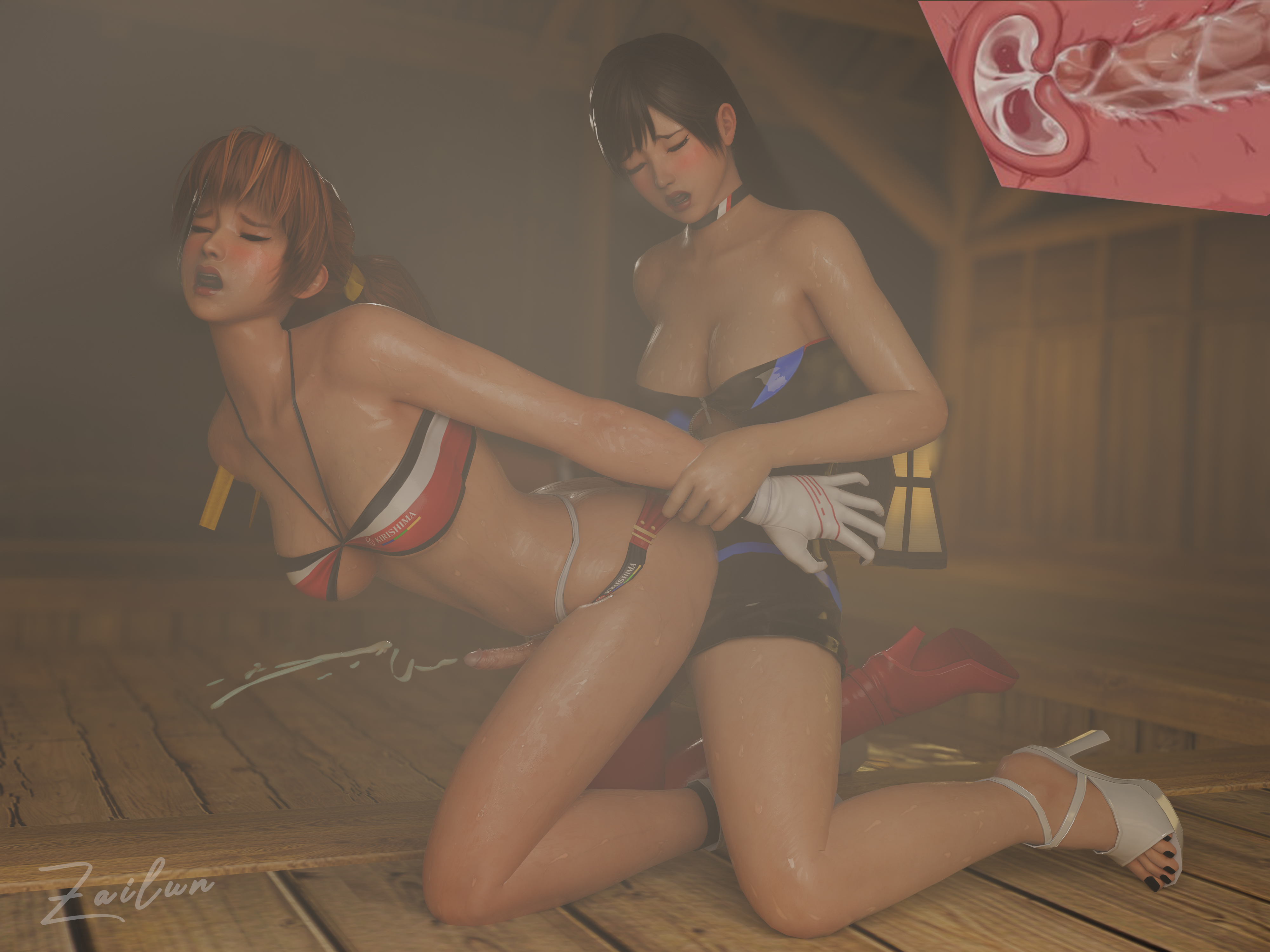 Rule34 – If it exists, there is porn of it / kasumi (doa), kokoro (doa) / 9350655