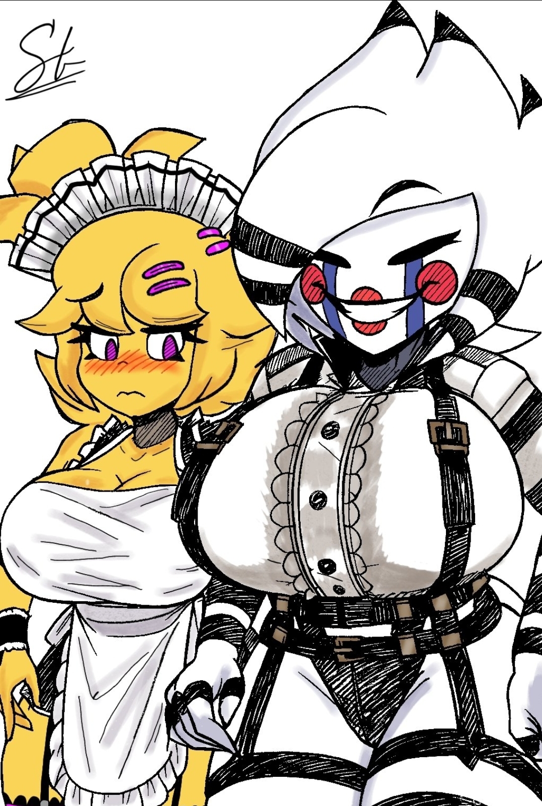 Rule34 – If it exists, there is porn of it / chica (fnaf), puppet (fnaf) / 9351914