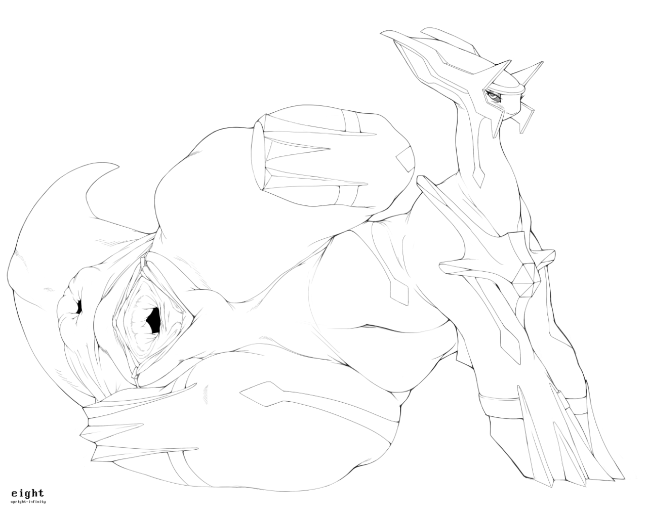 Rule34 – If it exists, there is porn of it / upright-infinity, dialga, legendary pokemon / 475837