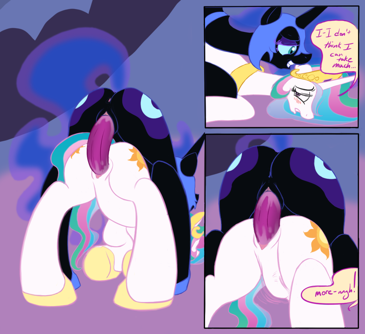 Rule34 – If it exists, there is porn of it / nightmare moon, princess celestia, princess luna (mlp) / 475857